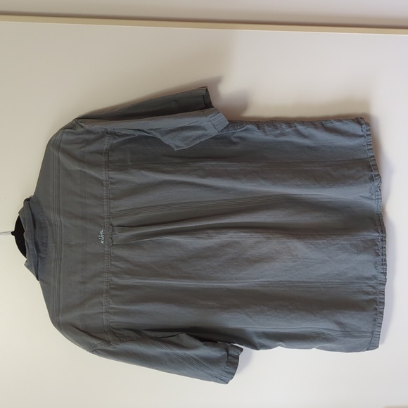 Kuhl Blue/Gray Short Sleeve Button Down Shirt - Size 2XL - Picture 8 of 8